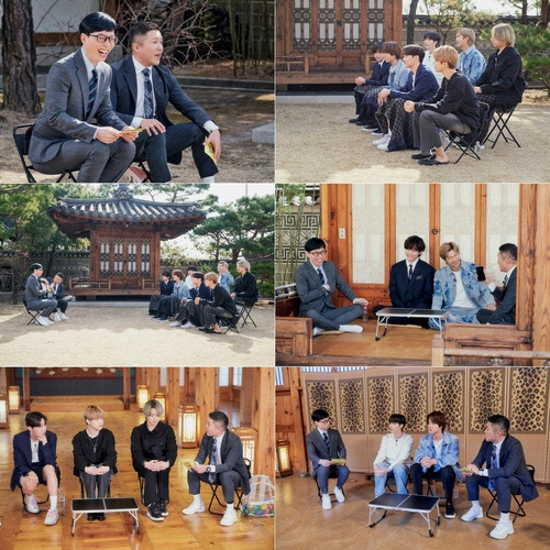 tvN '유 퀴즈 온 더 블럭' 방탄소년단 특집. <tvN 제공>